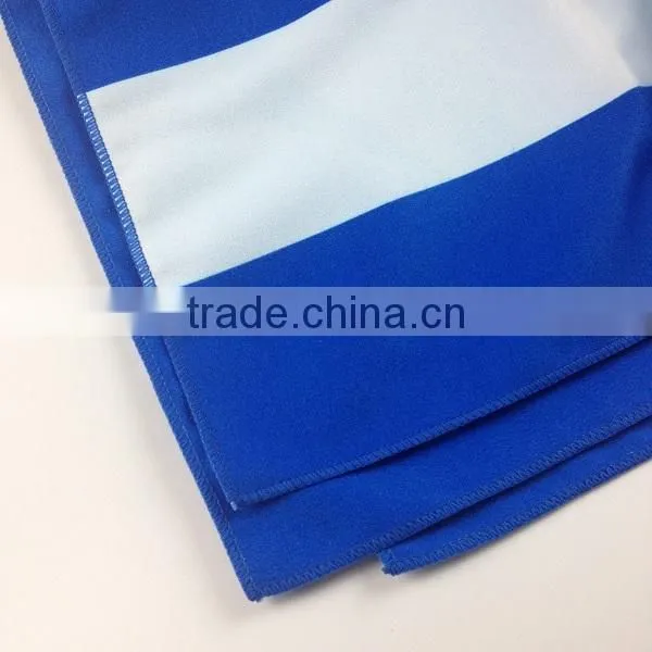Custom printed Microfiber Stripe Beach Towel