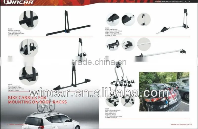 surf board rack for bike using