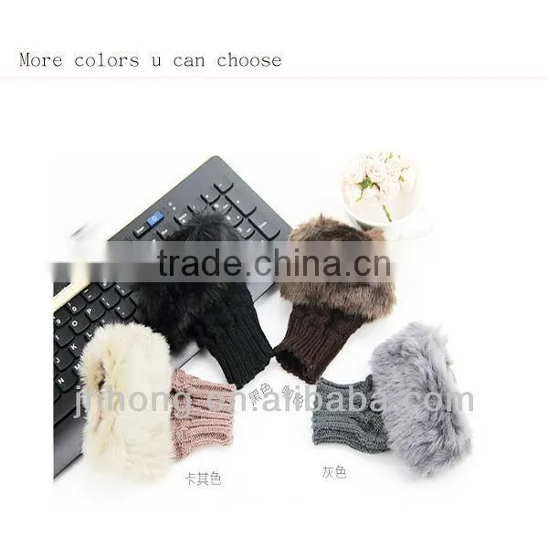 Artificial wool cute women knitted gloves/korean style/Autumn applied