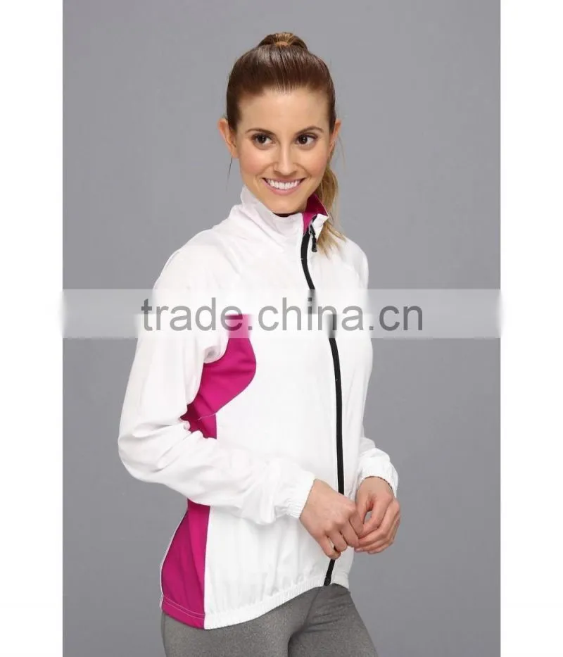 Custom women windproof sports jacket cycling jacket