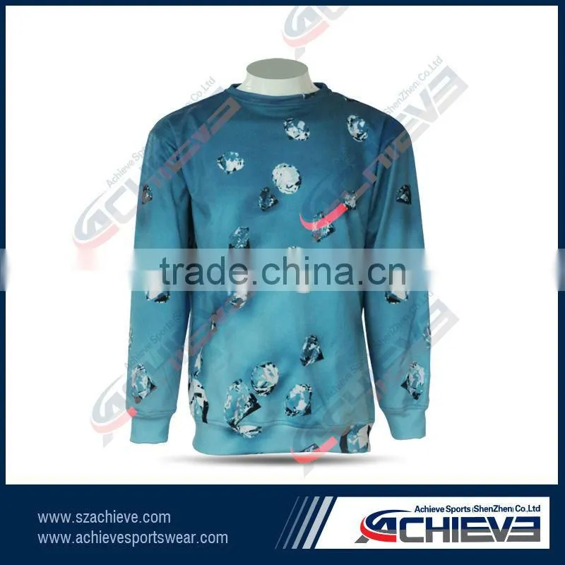 Sublimation all over print crewneck sweatshirt