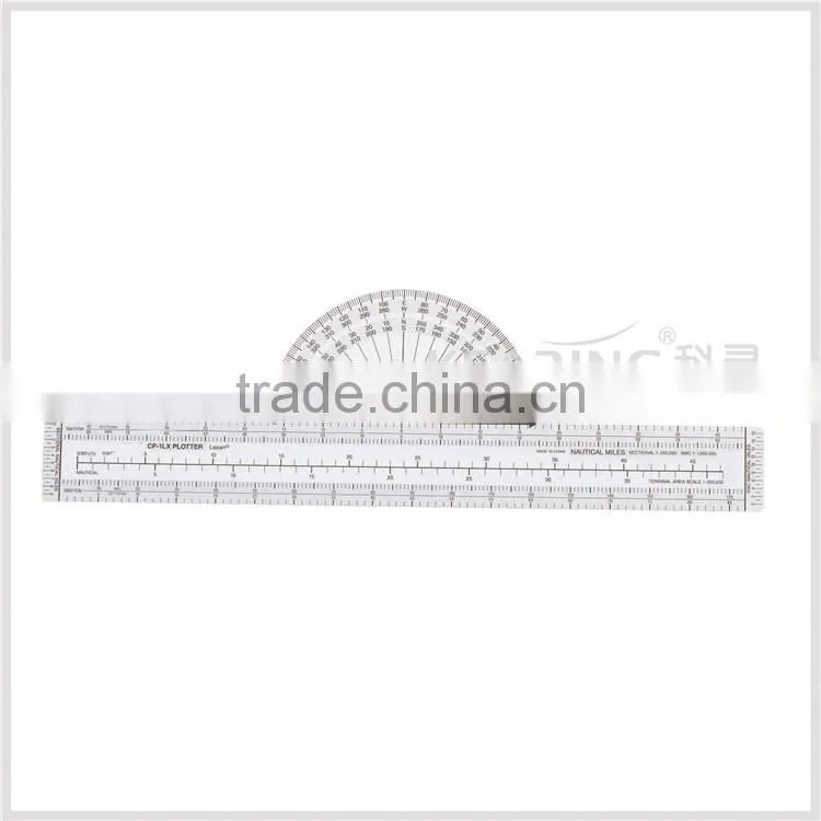 Kearing yellow plastic ruler for Military templates