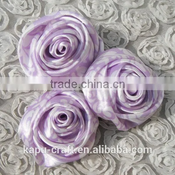 Cute handmade satin ribbon flowers bows rosettes