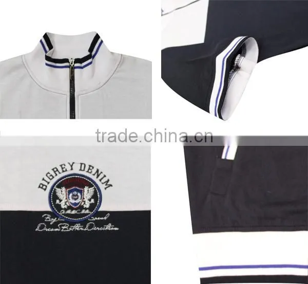 High Quality Cheap China Wholesale Men T Shirt Suit Set Custom Logo Zipper Up