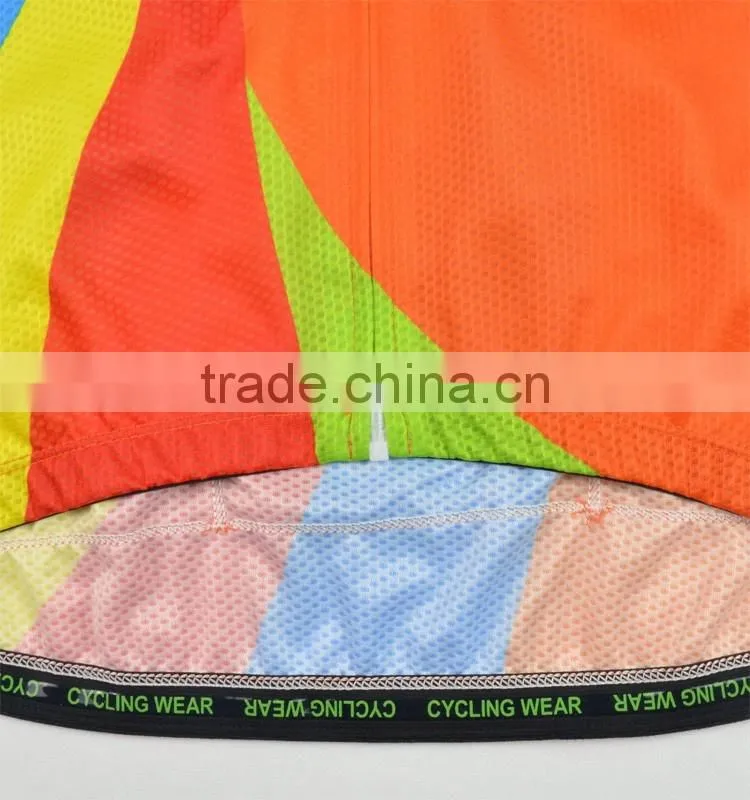 New arrival 2017 plus size breathable coolmax cycling jersey for club/event