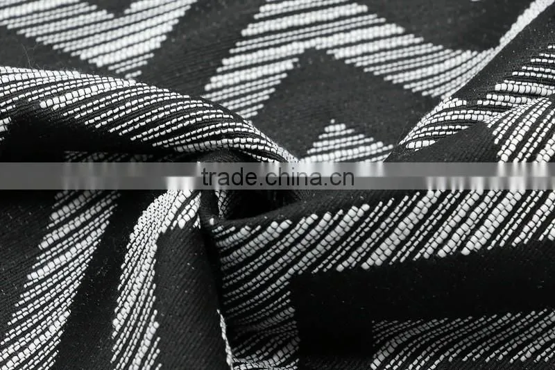 woven polyester cotton jacquard dress fabric