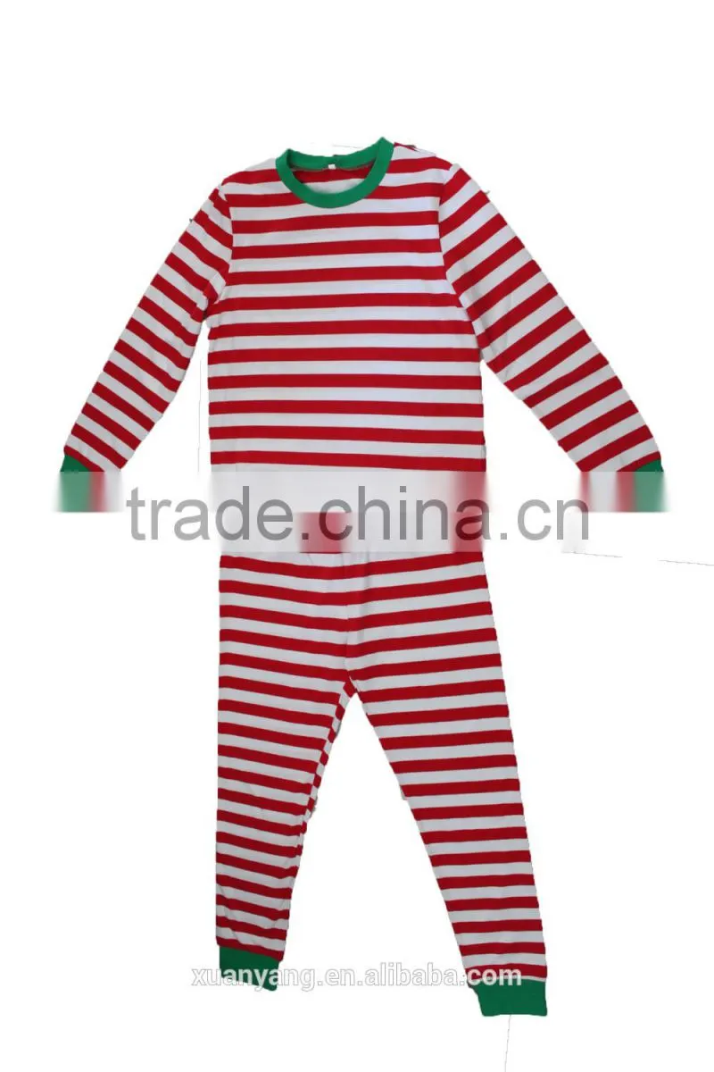2015 new arrive boutique hot sale OEM service kid Christmas pajamas