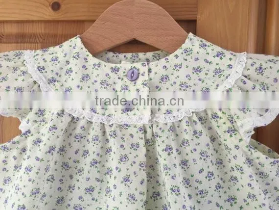 Top design wholesale floral baby clothing manufacturers overseas of organic baby clothes set