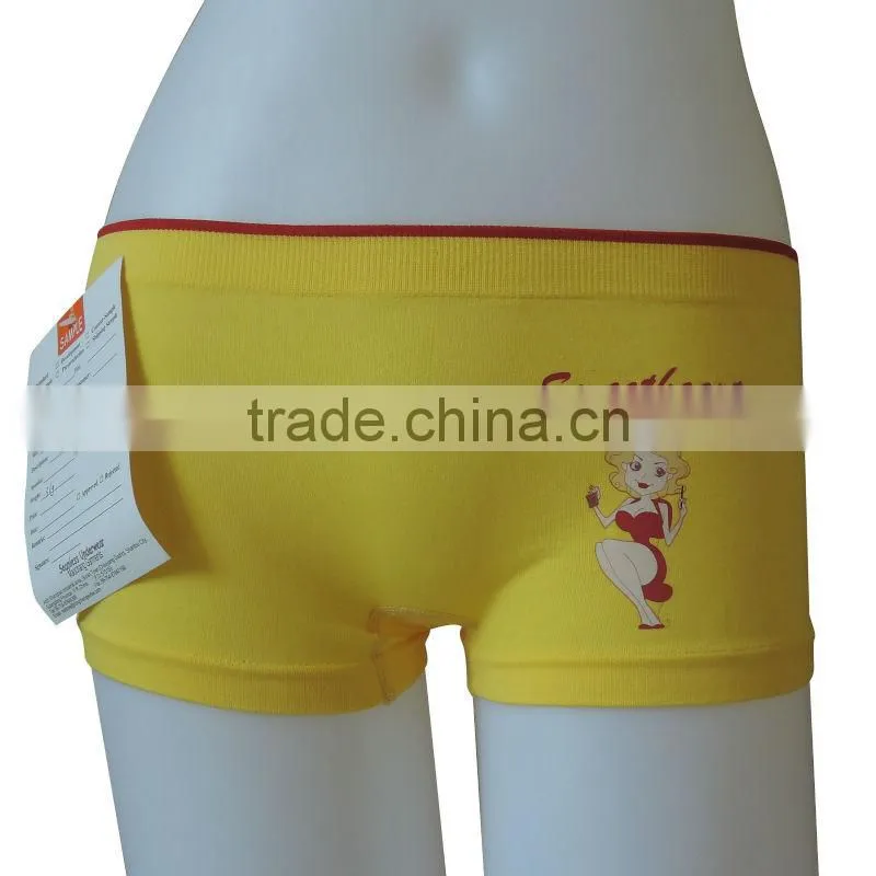 Factory price seamless boxer shorts kids underwear