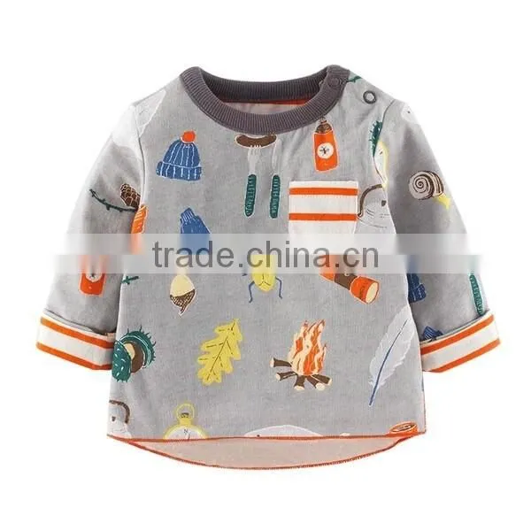 2016 new arrival Baby clothes baby T-Shirt princenss girl Short- Shirt Hot Baby Girls Clothes Leaves Printe