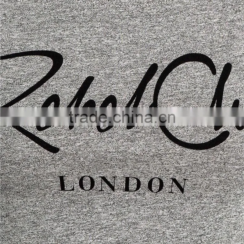 new!womens urban sportswear flocking printing crop tops/t shirt