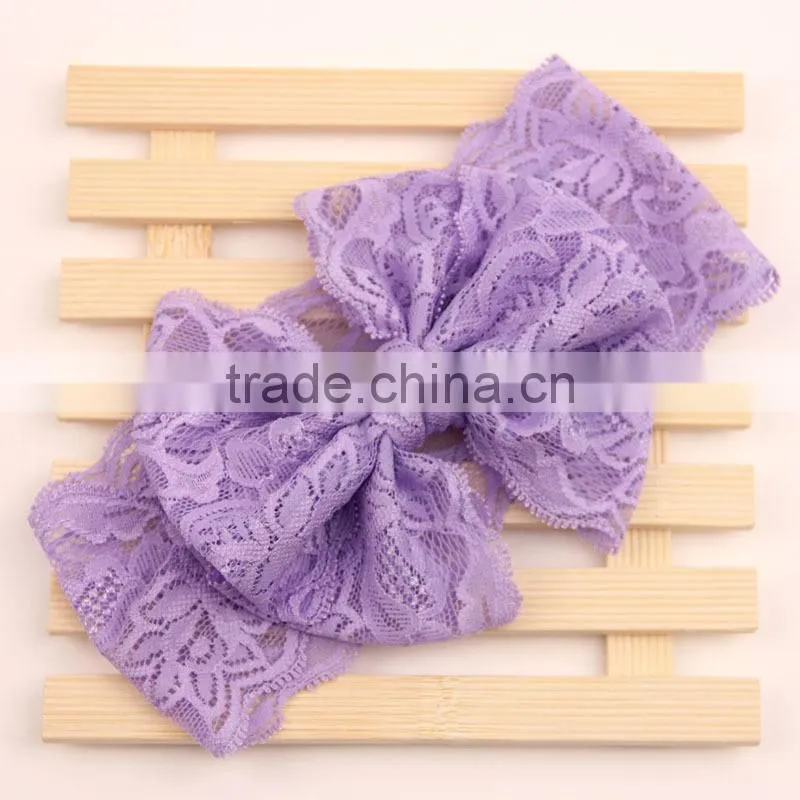 2015 New Style Baby Girls Stretch Elastic Toddler Rabbit Ear Knot Headband