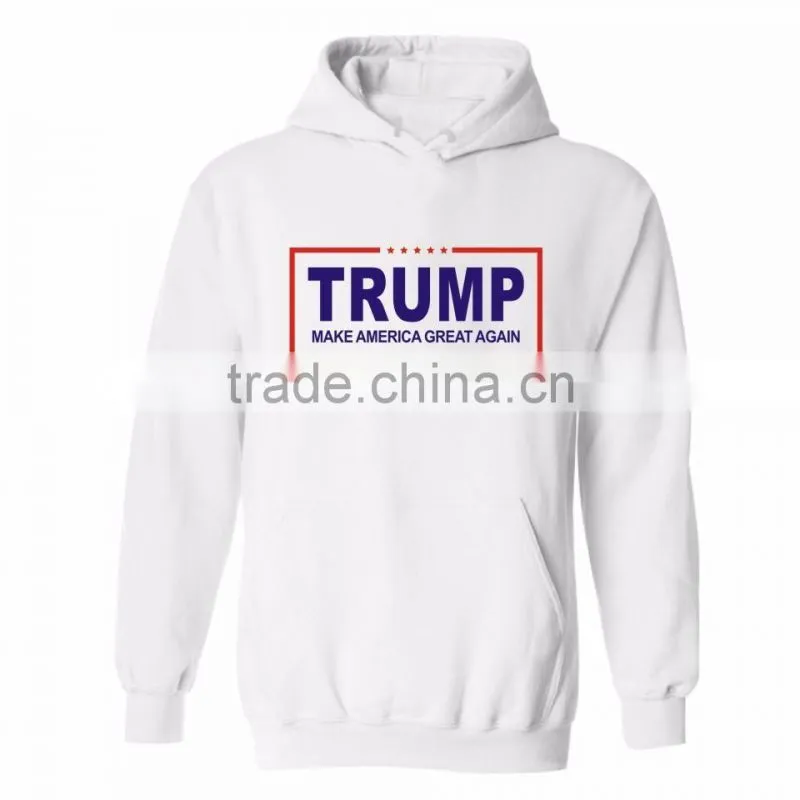 Long Sleeve Hoodies Donald Trump Hoodie Make America Great Again 2017 President