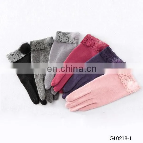Cotton Glove Winter Ladies Girls Knitted Winter Glove Keep Your Hands Warm