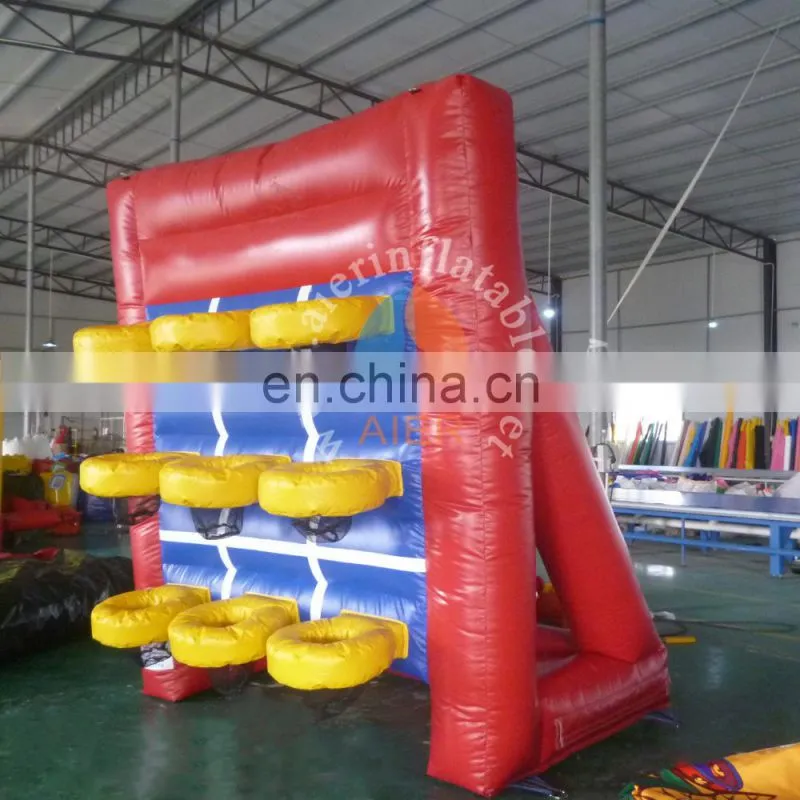 high quality inflatable games / outdoor inflatable basketball shooting game