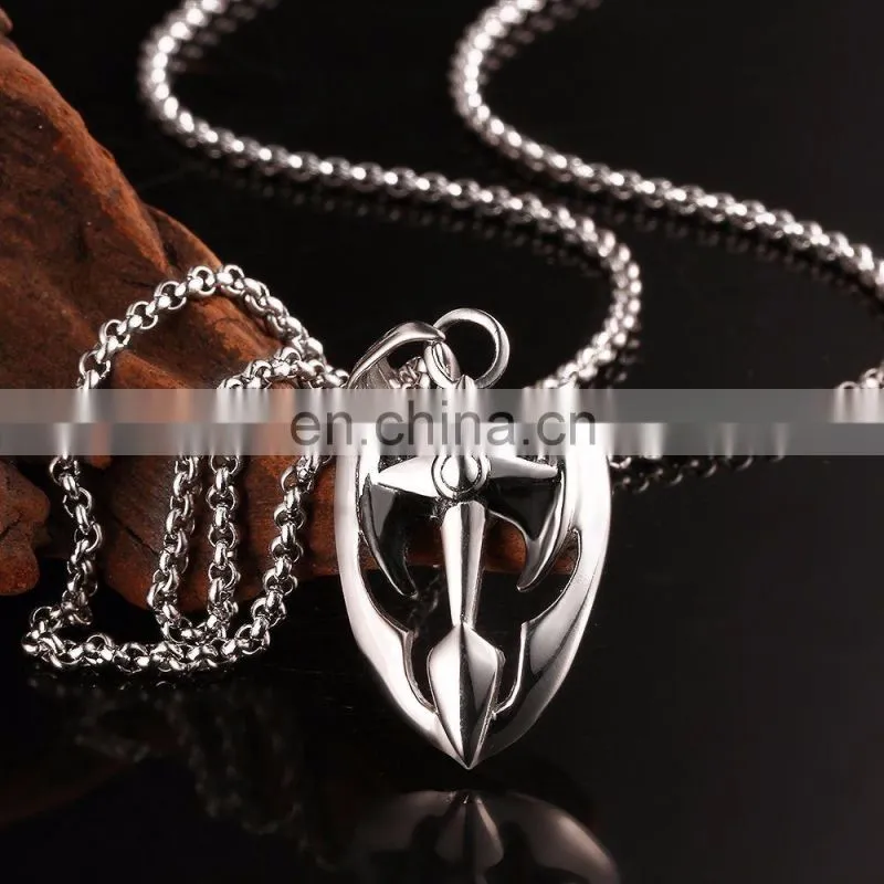 Retro Cross Stainless Steel Necklace Pendant