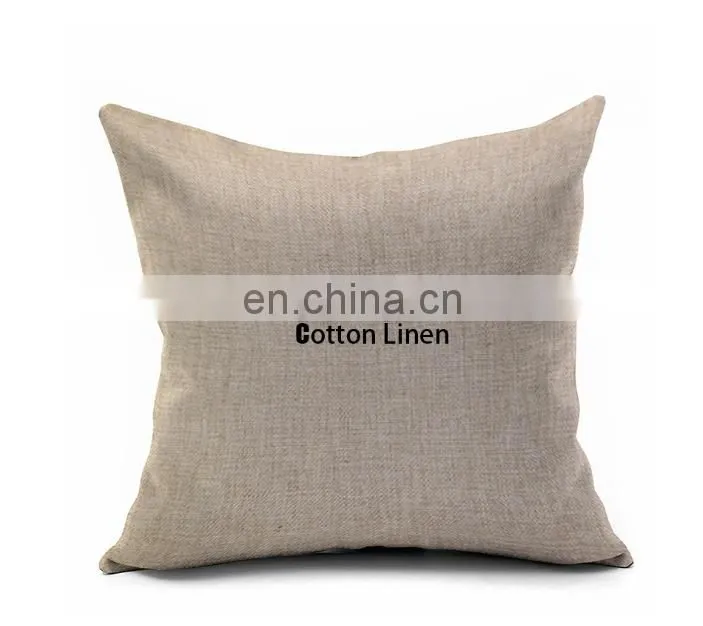 Linen yoga bolster pillow Cover For Home Decorative