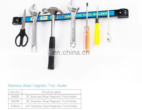 Customized Strong Aluminum magnetic knife holder/ block/strip for hot sale
