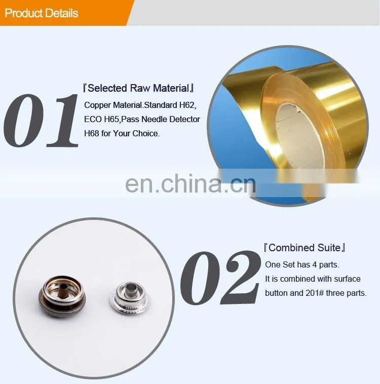 Rhinestone Press Snap Button Custom Metal Snap button BM10801