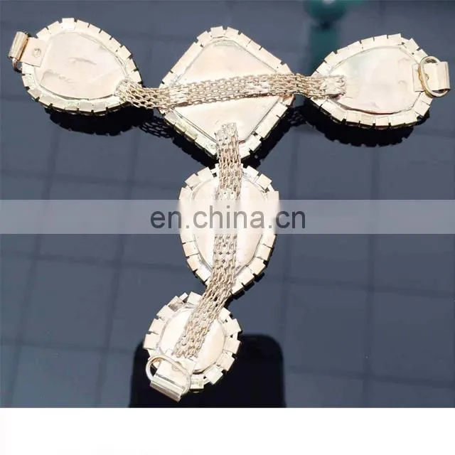 New Designs Chain Style Rhinestone Shoe Accessories footwear decoration