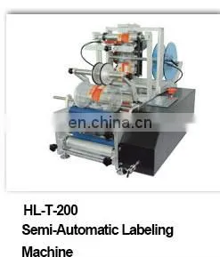 Automatic Flat Double Sides Square Bottle Labeling Machine , Two Heads Label Machine