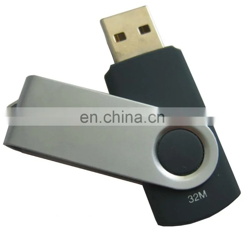 Factory hot selling swivel u disk customized Logo plastic pendrive 16g 32gb Twister USB Flash Drive