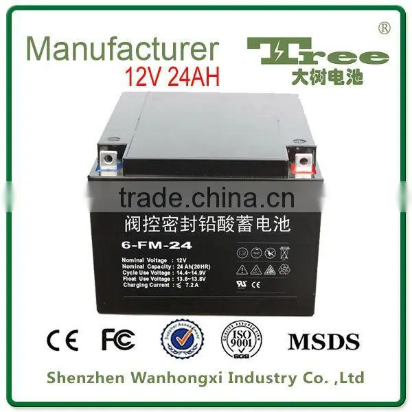 CE MSDS Sealed MF Battery 12v 36ah Battery UPS Battery