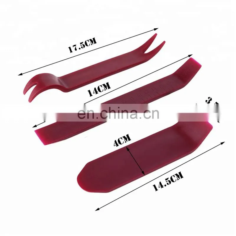 4Pcs Plastic Car Door Plastic Trim Panel Clip Remove Tool Dash Radio Installer Removal Open Pry Repair Tools
