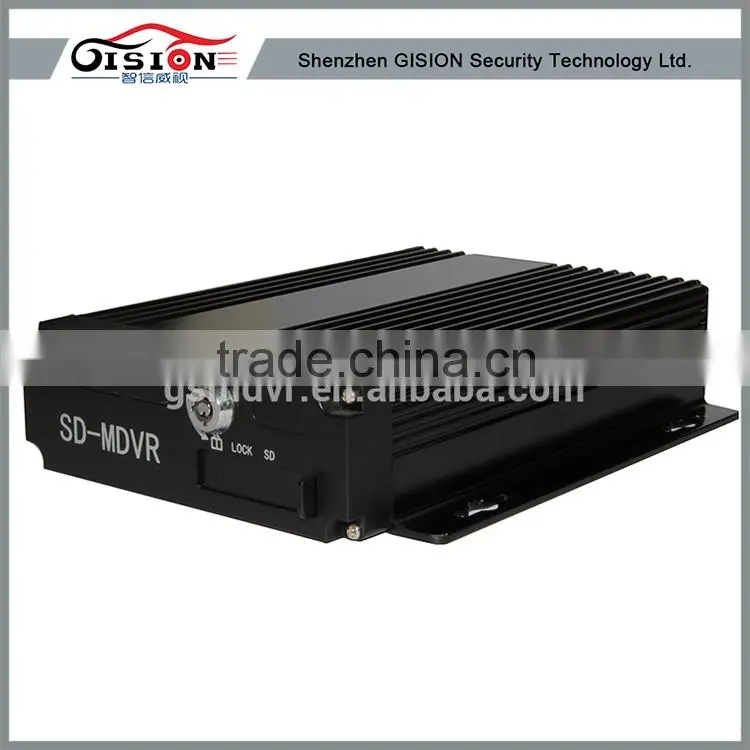 GPS MDVR ,H.264 4CH SD Card Mobile DVR ,Built-in G-Sensor ,DC8-36V