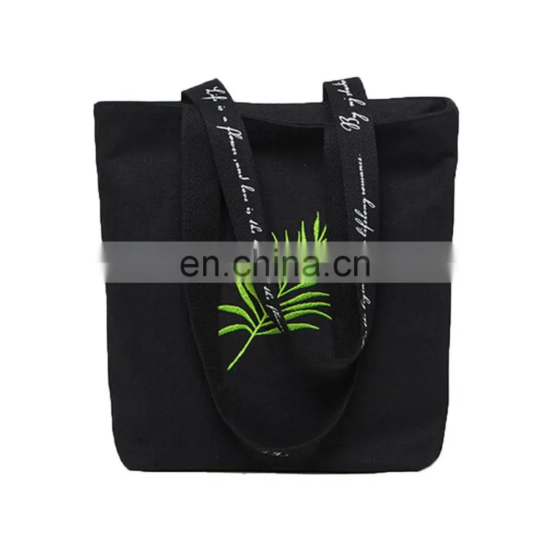 Fashion Shopping Cotton Beach Shoulder Women Canvas Tote Bag