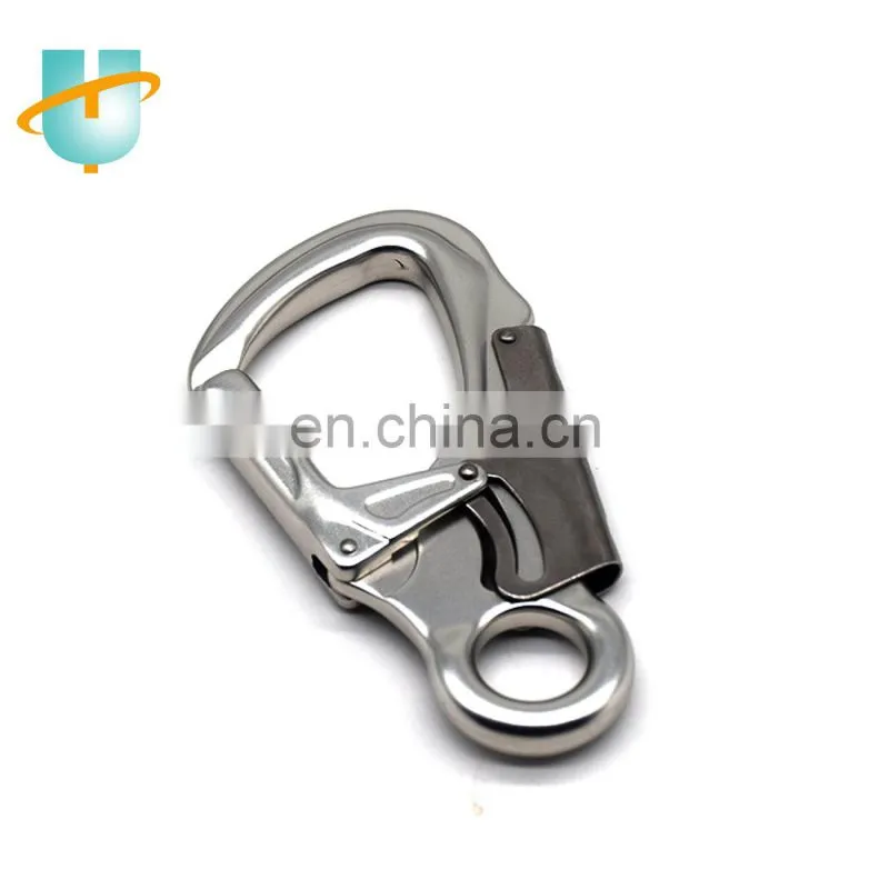 Colorful 59mm D shape aluminum carabiner clip keychain climbing rock climbing carabiner for camping hiking outdoor