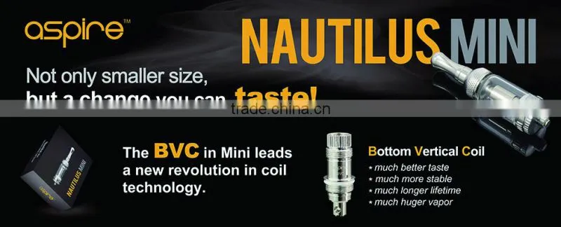 Elego whosale Original Aspire Nautilus Mini nautilus BVC atomizer nautilus mini