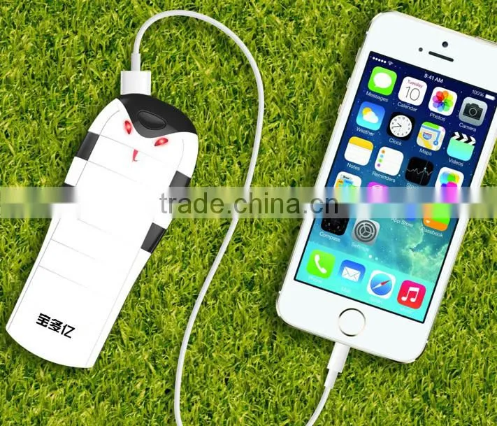 Animal power bank 2600mah emergence charger