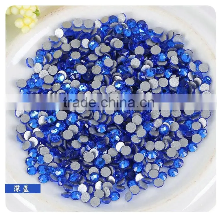 Wholesale world stone dmc / garment decoration hot fix rhinestone hematite color