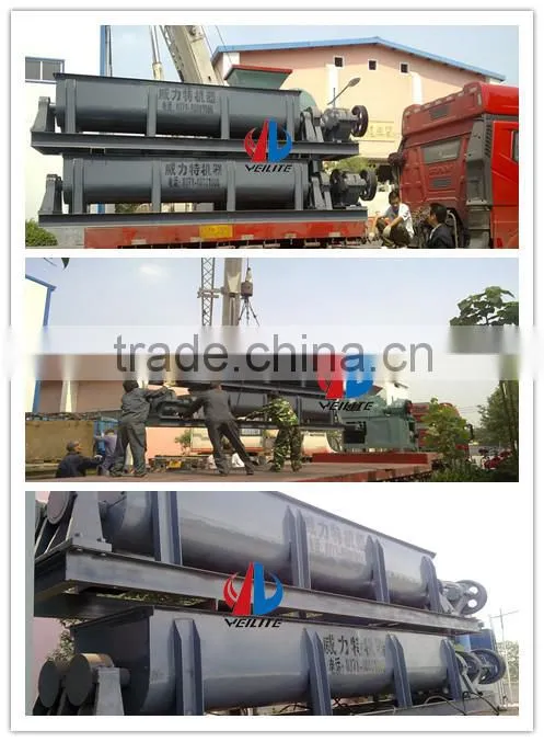 Coal Mixer For Briquette Production Line / Double Paddle Coal Mixer / Coal Mixer