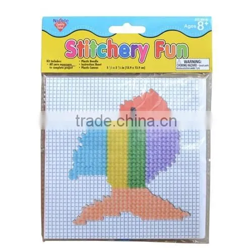 Cross Stitch fun for kids diy craft set