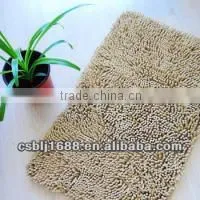Factory direct 100% polyester microfiber small chenille baby play mat in living room