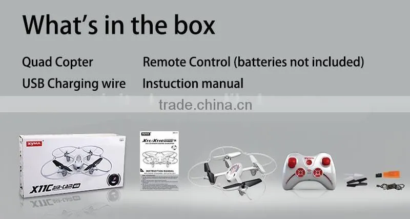 Syma X11C rc drone outdoor toys 2.4G 4CH 4D frame quadcopter camera for aerial photography
