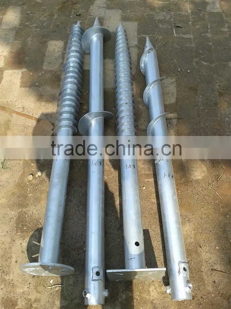 ground screw pile/solar ground screw/solar ground anchor