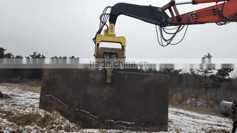 Hydraulic vibro hammer fits to 20~30 ton excavator whit good price