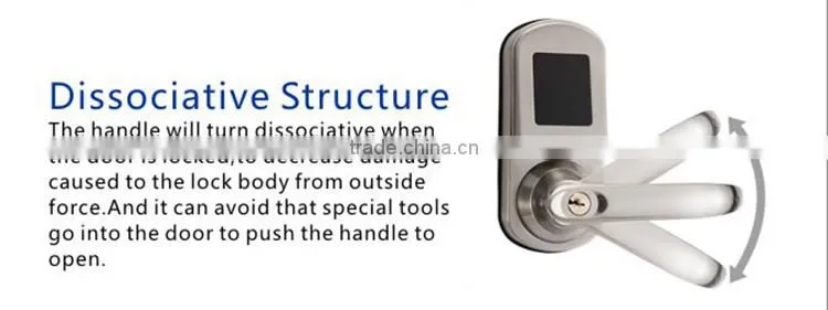 New Zinc Alloy digital electronic smartphone modern style nfc door lock