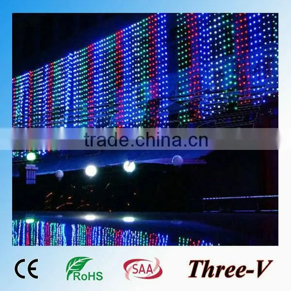8*4M 1024LEDs CE ROHS SAA approved curtain LED holiday lighting Christmas decoration light 220V/110V