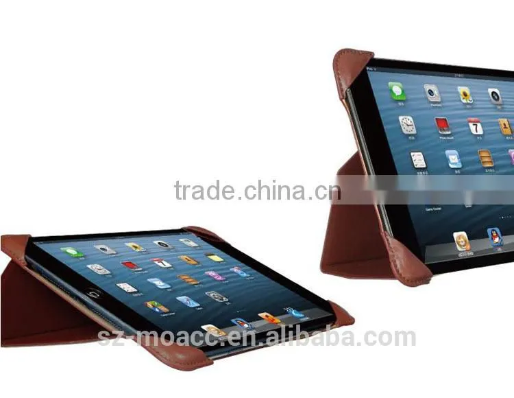 New hotsale leather Folio Case for ipad mini 3