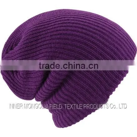 100% Merino Wool Slouch Beanie