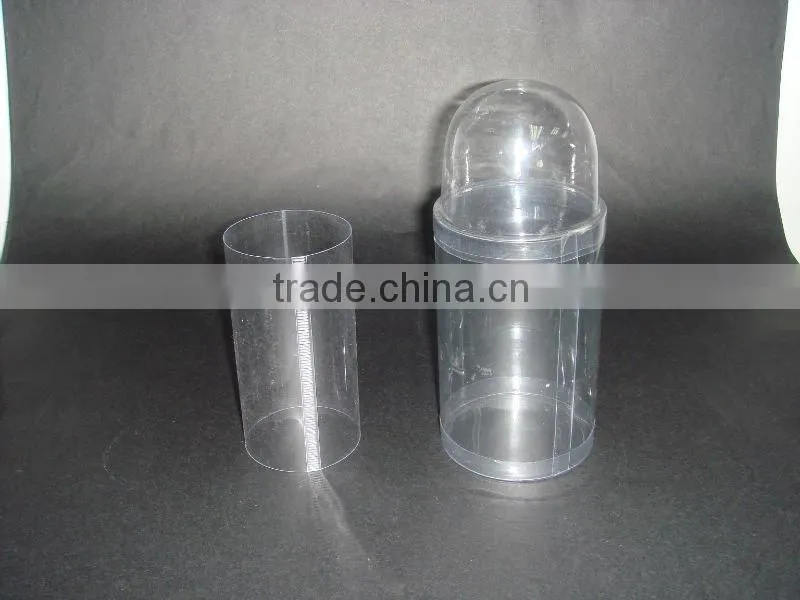clear and plastic tube with customized in any designs