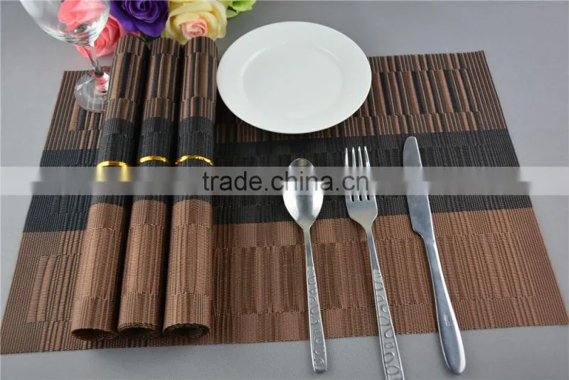 PVC insulation kitchen placemat table decoration washed clean breakfast lunch dinner