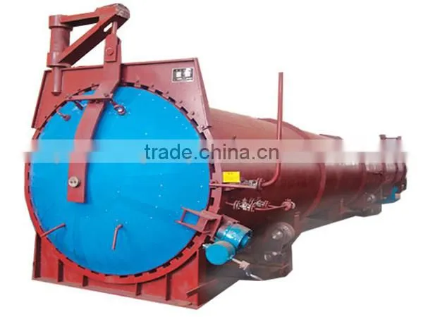 Best quality industrial automatic customized steam autoclave for rubber vulcanization