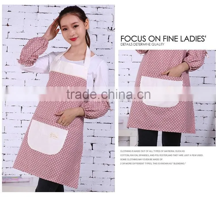 European company custom logo bib apron with pocket