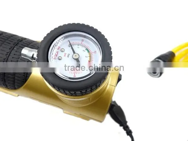 Small Footprint Portable Car Air Compressor with 4 LED