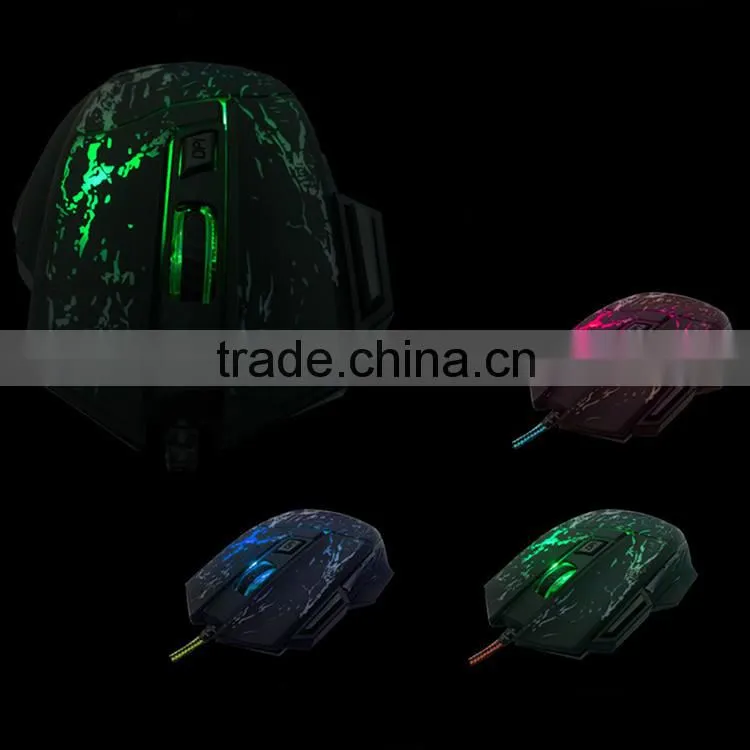 2400DPI 6D Gaming Mice With LED, Hi-Q Cool Game Mouse 7 Color Mouse
